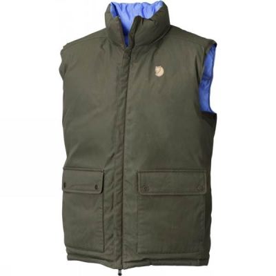 Chaleco Fjallraven Down No. 6 Hombre - Verde Oliva - Chile RXJ637049